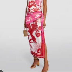 Farm Rio NWT tropical dream midi skirt